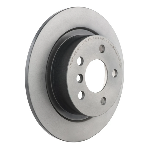 Brembo 08.C352.11 Prime UV Coated Rear Brake Rotor, BMW i3 2014–2020, i3s 2018–2020, Mini Cooper Clubman 2016–2020